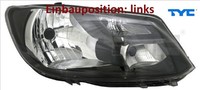 TYC 20-12474-15-2 Hauptscheinwerfer Links Scheinwerfer Frontscheinwerfer FüR VW