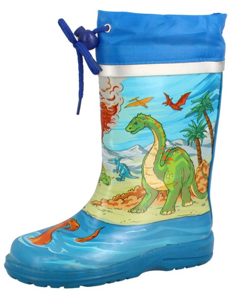 Beck Jungen Dinos Gummistiefel, Mehrfarbig, 34 EU-image