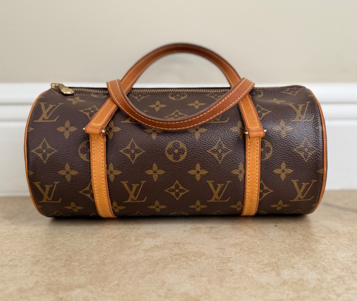 Louis Vuitton Papillon Monogram Barrel Bag w/ Strap – Classic LV