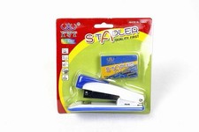 Mini Agrafeuse de Bureau + Boîte d'Agrafes Portable - Neuf