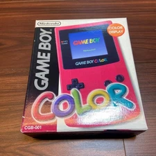 Game Boy Color Red Console 3948 From Japan