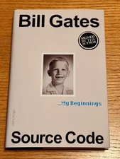 SIGNED Bill Gates Source Code: My Beginnings Autographed UK Hardcover Book NEW