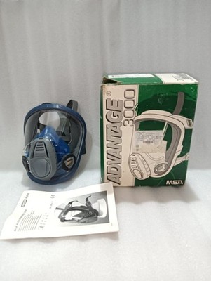 MSA ADVANTAGE 3000 SERIES FULL FACE MASK/MSA AUER ADVANTAGE 3200*NEW*