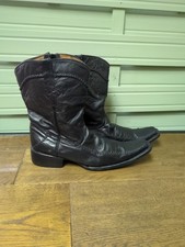 INNOVATIO Leather Zipped Western BOOT UK 7 US 8 Great Quality Great Wear