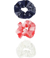American Eagle Womens 3-Pack Hair Scrunchie, Multicoloured