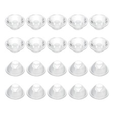 20mm High Power LED Lens 20 Pcs 25 Degree Smooth Optical PMMA Lenses Clear