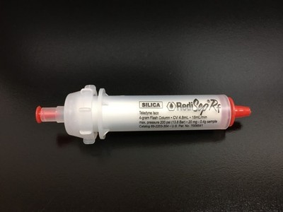 RediSep Cat No 69-2203-304 Silver Silica Gel Disposable Flash Column 4g