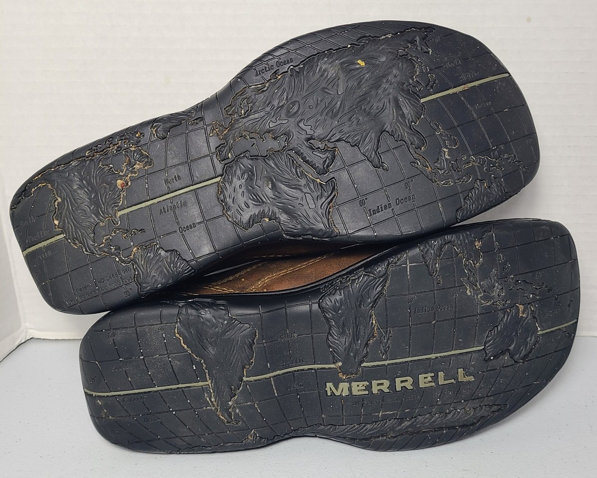 Merrell World Passport Loafer‎ Mens Sz 13 Brown Leather Performance Slip On Shoe Merrell Brown Loafers Shoe Slip On Sneaker | Mercari main image 4