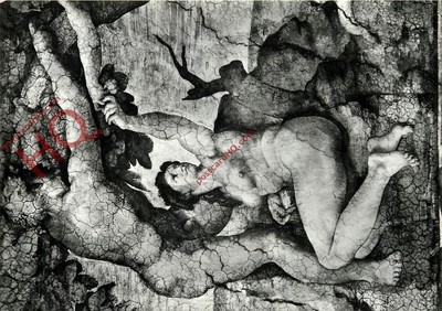 Picture Postcard, Sistine Chapel - Adam and Eve Tempted