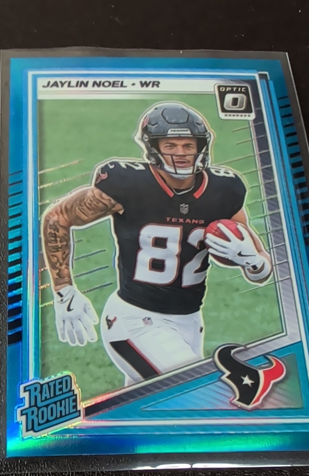 2025 Panini Donruss Optic - Rated Rookie Jaylin Noel #241 Aqua Prizm /349 (RC)