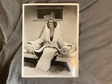 Myrna Loy Oversize Black White Photo 10" x 13" 1935 Evelyn Prentice MGM