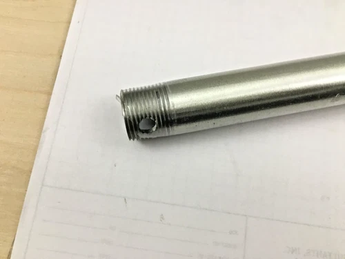 MinkaAire DR548-ABDD 48" Fan Downrod, 1" OD, Threaded 1 end - Brushed Aluminum - Picture 5 of 6