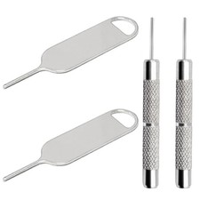 4 Pcs SIM Card Removal Openning Tool Tray Eject Pins Needle Opener Ejector Co...