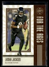 2020 Panini Legacy #FTA-LJ Lamar Jackson For the Ages Football Card 0602G