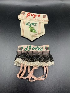 Guys and Dolls Novelty Jock Strap Vintage Bar Ware Gag Gift Set