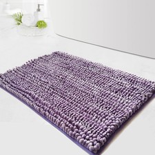 Civkor Bath Mat For Bathroom 31X20Inch Purple Bathroom Mat Bath Rug Non Slip
