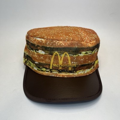 1984 McDonald's Big Mac Hat Employee Uniform Fast Food Promo Cap RARE **READ**