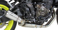 Yamaha MT07 MT-07 2014-2020 Komplette Auspuffanlage MK2 Inox Ixrace AY9262S
