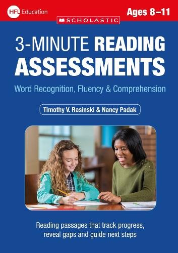 3 Minute Reading Assessments Ages 8-11 by Timothy V. Rasinski... -