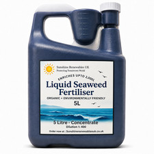 Liquid Seaweed Fertiliser 5L – Organic Plant Feed with Measuring Chamber 5.40 per litre