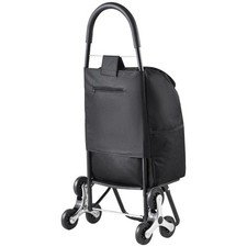 Stair Climber Trolley Dolly, 36L Folding Shopping Cart, Grocery Cart Trolley Lau