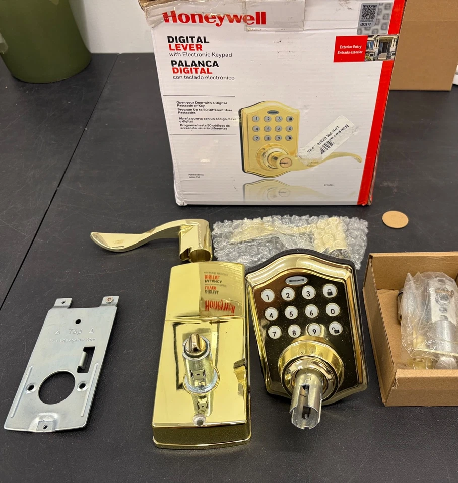 Honeywell Safes & Door Locks - Keyless Entry Lever Door Free Shipping - Image 1 of 1