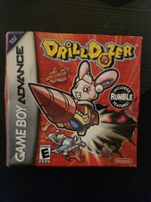 Nintendo Game boy Advance Screw Breaker Drill Dozer w/case GBA
