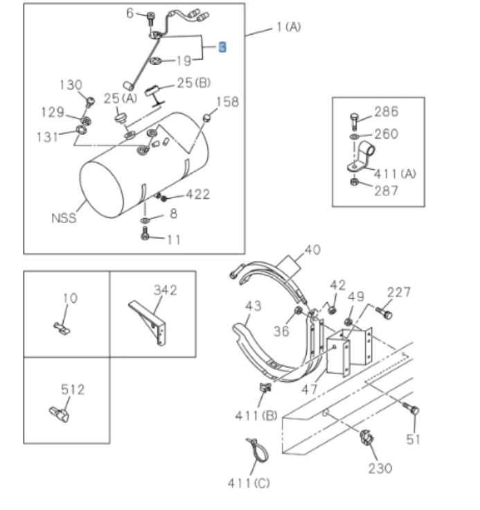 Fuel Tank Level Sending Unit Gauge For ISUZU NPR NQR 4HE1 4.8L 4HK1 5.2L 98-04 - Image 2 of 4
