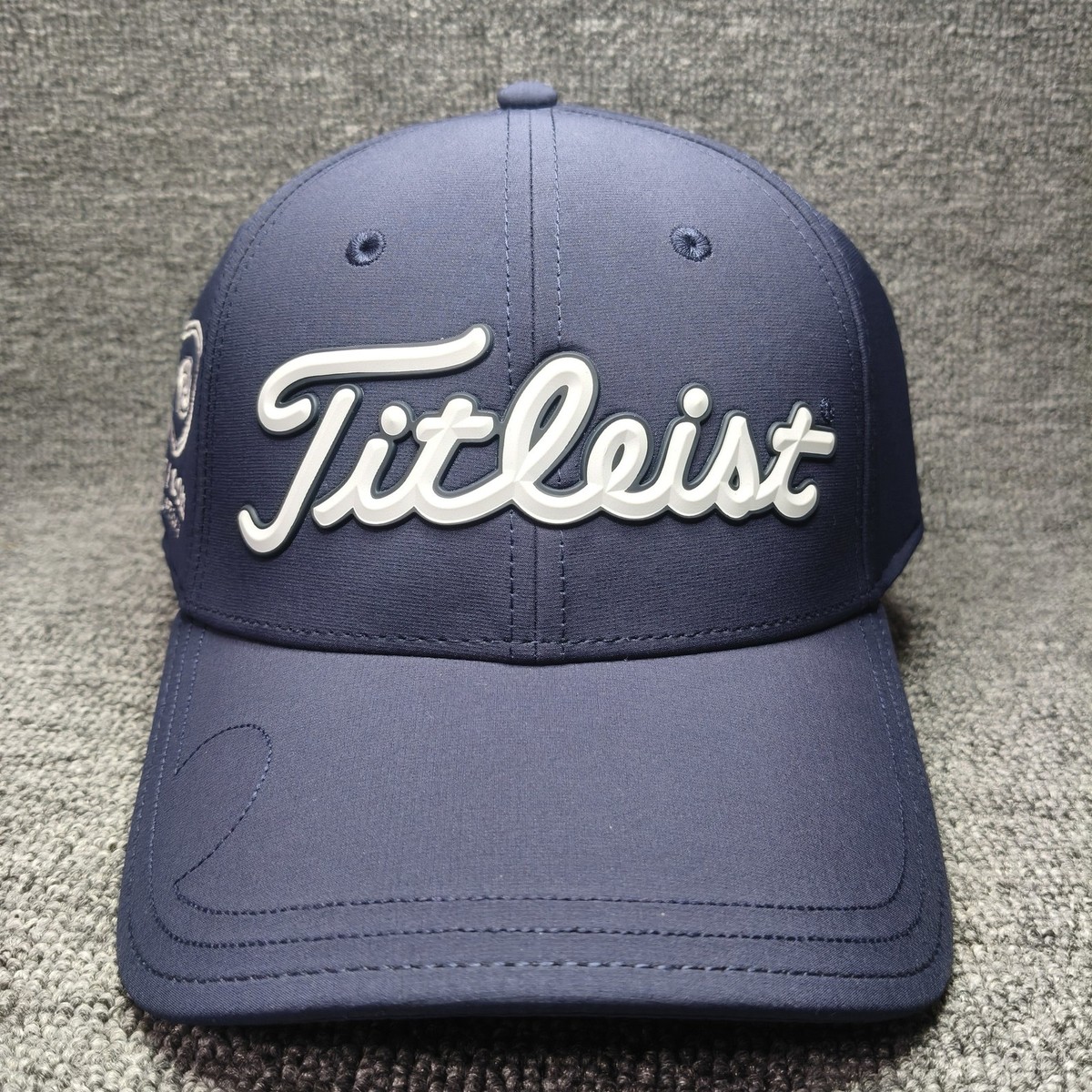 Titleist Golf Baseball Cap Strapback Navy Blue Curved Brim Hat