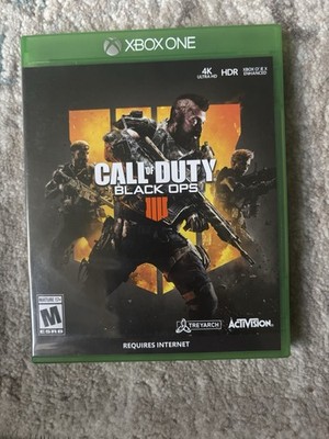Call of Duty: Black Ops 4 (2018 - Xbox One - Disc & Case - Good Condition)
