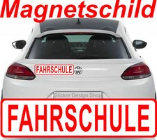 Znak magnetyczny Szkoła jazdy Magnet samochodowy Naklejka samochodowa Tabliczka magnetyczna Nowa
