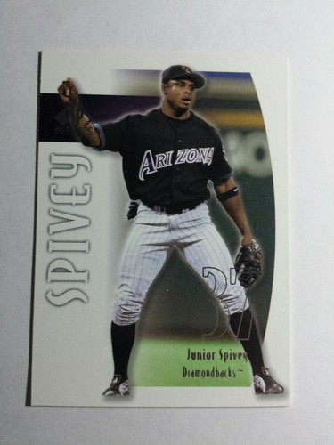 2002 SP Authentic Junior Spivey #172 card