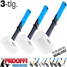 3-tlg XXL Soft Gummihammer Ø 55mm Ø 65mm Ø 85mm Ausbeul Pflaster Schon Hammer XT