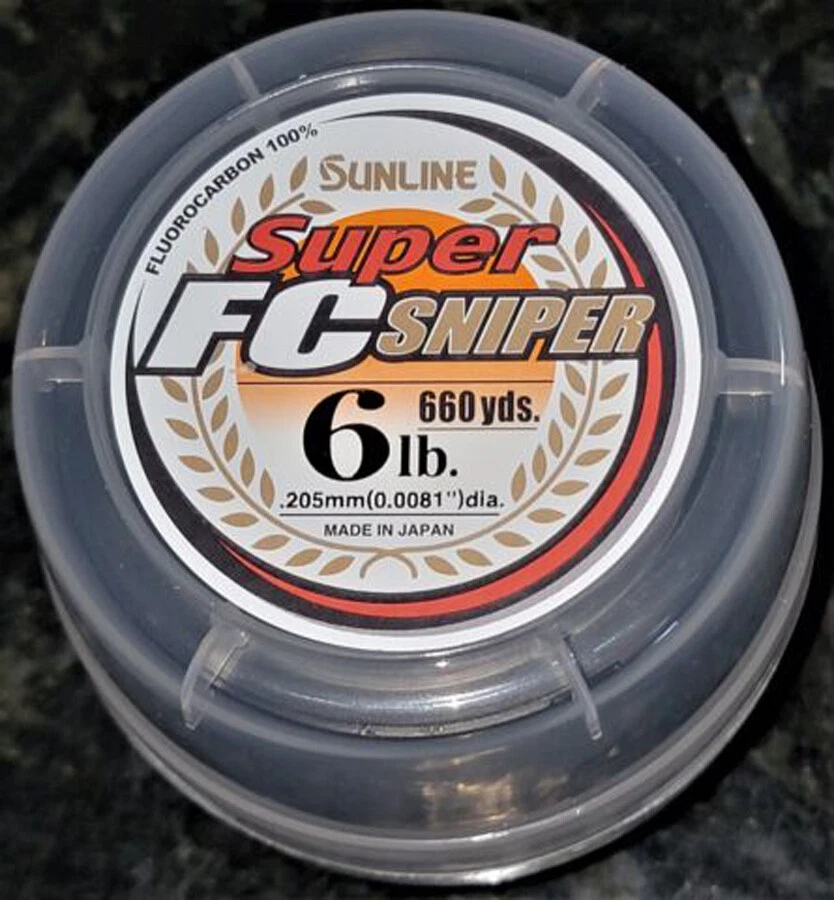 Sunline FC Sniper Fluorocarbon Clear Fishing Line 660 YD Bulk Spool Any LB Test - Image 3 of 4