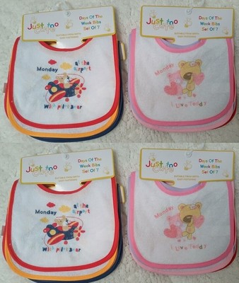 dribble bibs with plastic backing