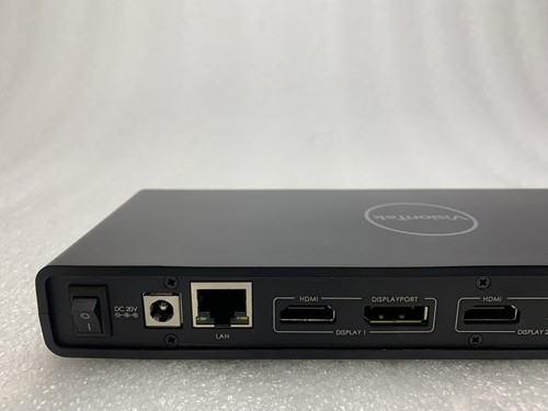 VisionTek Universal Dual 4K Monitor Laptop Docking Station Part No: 901005 AS-IS - Afbeelding 9 van 10