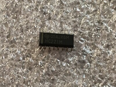 CD74HC221M IC MONOSTABLE MULTIVIBRATOR HC/UH SER 2-FUNC CMOS PDSO16 (5 PER LOT)
