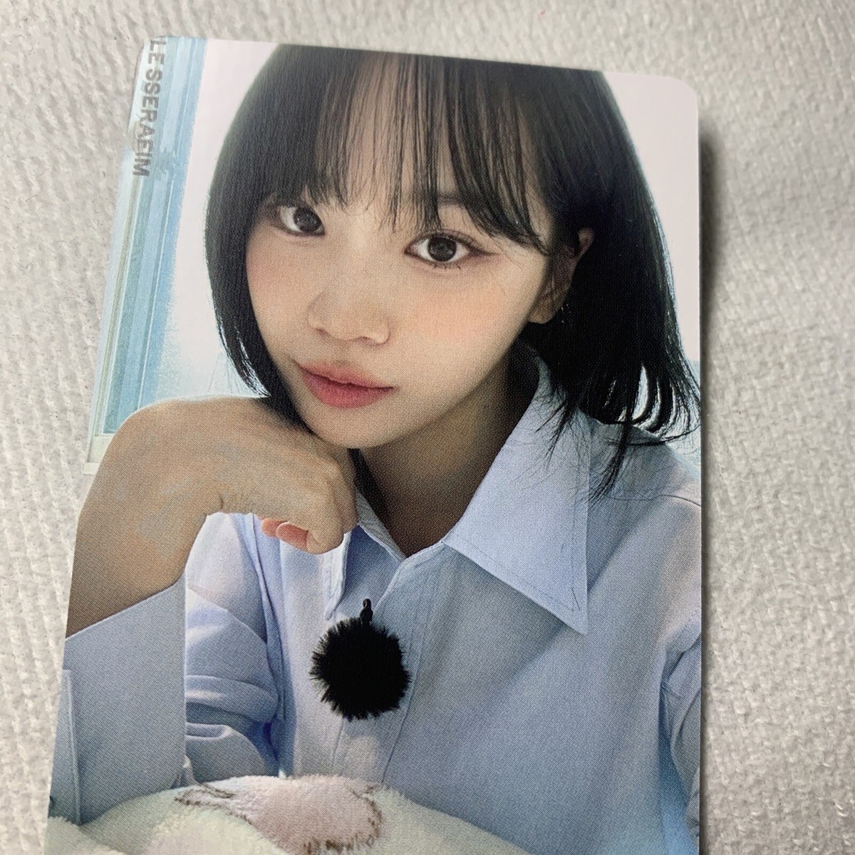 Chaewon LE SSERAFIM PERFECT NIGHT Celeb K-pop Girl Photo Blue | eBay