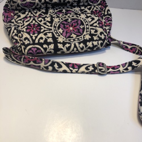 Vera Bradley Cranberry Magenta kleine Tasche Geldbörse Handtasche - Bild 8 von 11