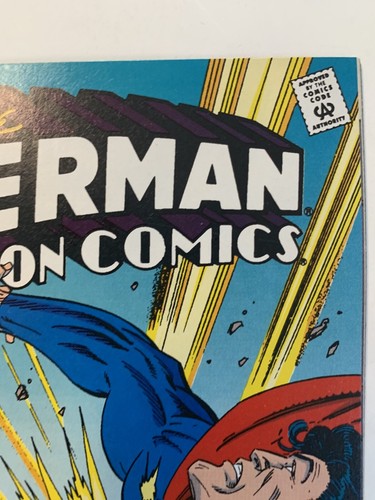 SUPERMAN IN ACTION COMICS 702 signed GLEN WHITMORE DAVID MICHELINIE NM COA - Picture 3 of 9