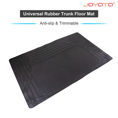 Trimmable Trunk Mat Universal Rubber Cargo Liners Anti-slip for Sedan SUV Van 