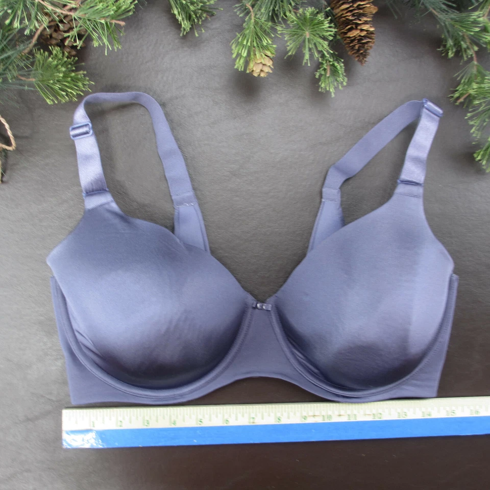 Sujetador Vanity Fair Talla 38DD Púrpura Acolchado Con Aros Cierre Ajustable Espalda Foto 2 de 4