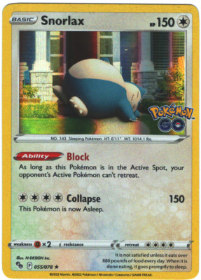 Pokemon Card Snorlax