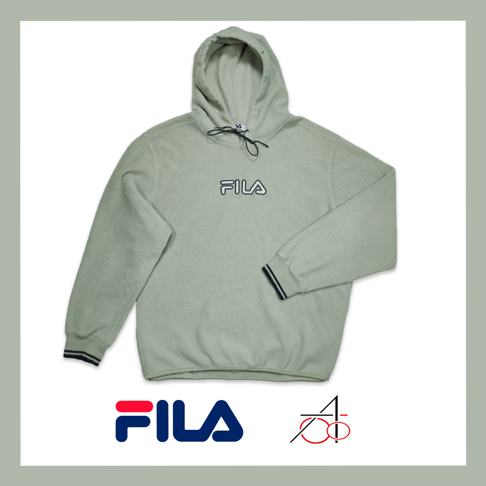 Felpa con cappuccio Fila Fleece Baggy Oversize Fit taglia XL