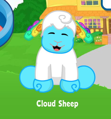 Webkinz Cloud Sheep *Virtual Pet Code 