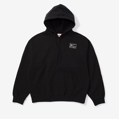 Nike x Stussy Washed Black Hoodie, Size M NWT DN4028-010 | eBay