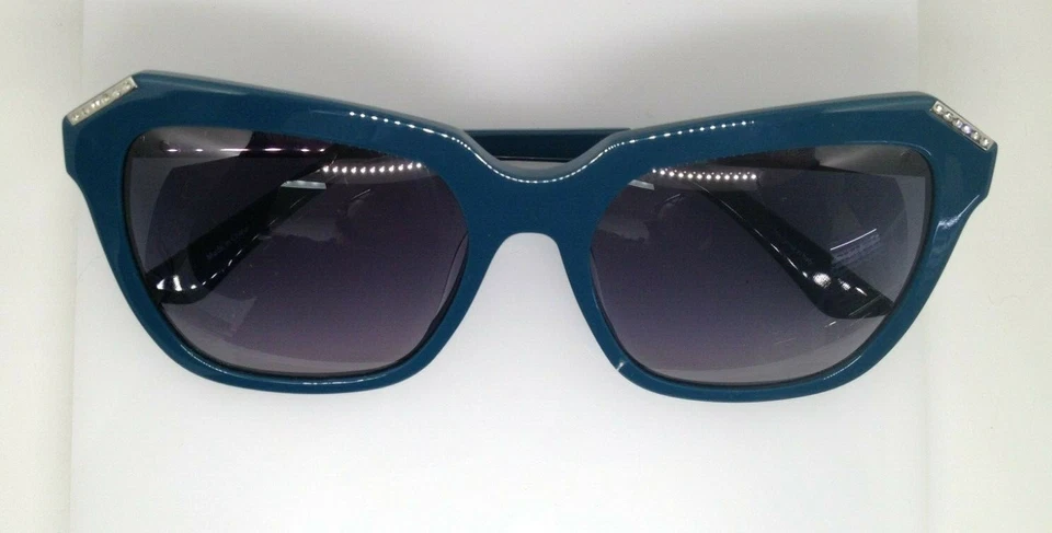 Gafas de sol SWAROVSKI Fearless SW115 verde azulado 87B marco de plástico 55-18-140 ojo de gato  Foto 4 de 4