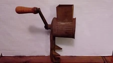 Vintage Kitchen Metal Wood Hand Grinder