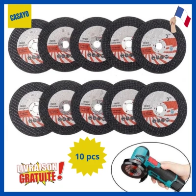 Mini Disque De Coupe Circulaire En Résine Pour Meuleuse D'Angle, 75Mm, 10 Pièces - Photo 1/4