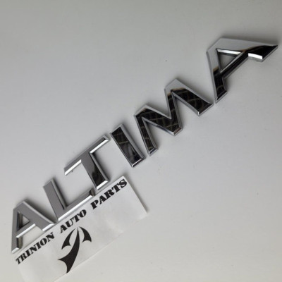 2002-2006 Nissan Altima Rear Trunk Emblem Badge Letters Chrome OEM | eBay